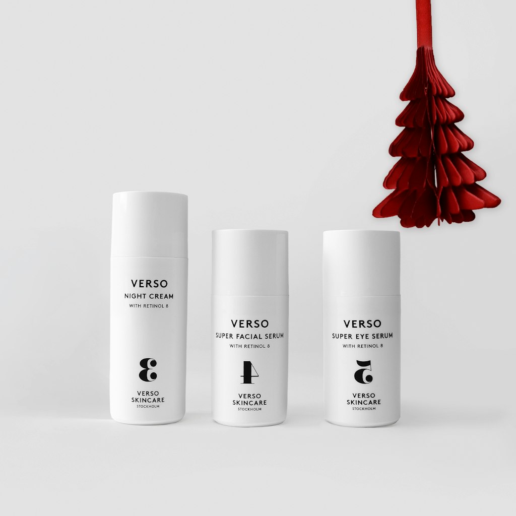  Få strålande hud inför julen med vårt Retinol 8 Betsellers Kit